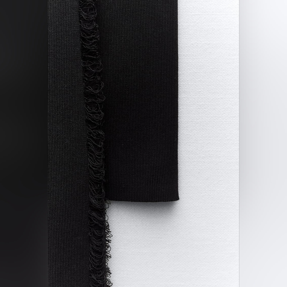 ZARA COMBINATION KNIT DRESS - Picture 9 of 9